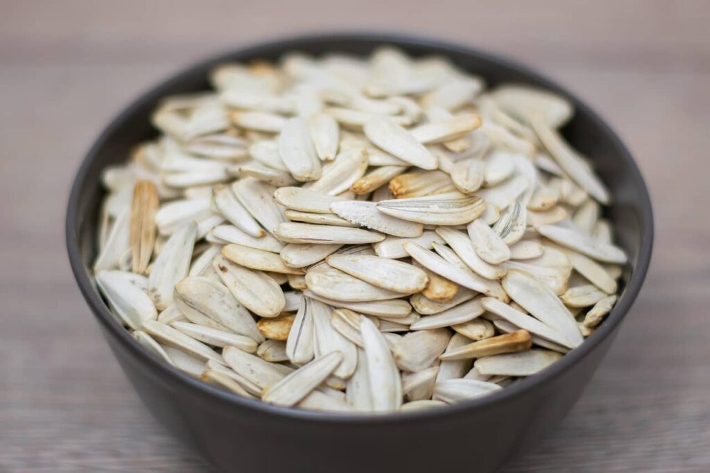 bowl with seeds 