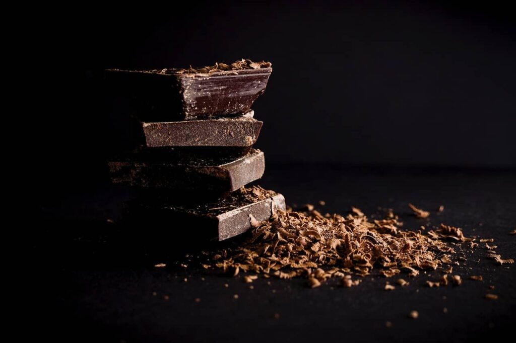 cubes-of-dark-chocolate