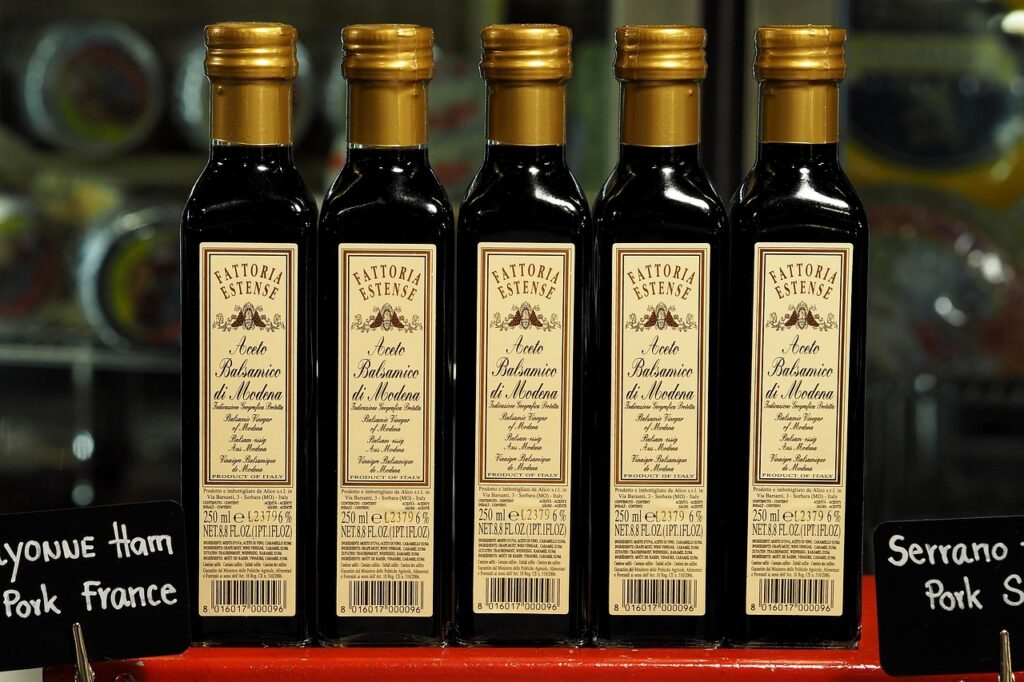 fermented vinegar bottles