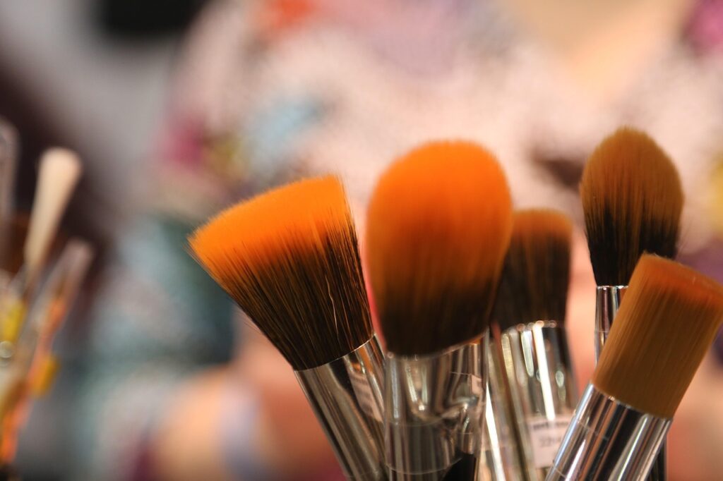 five brushes