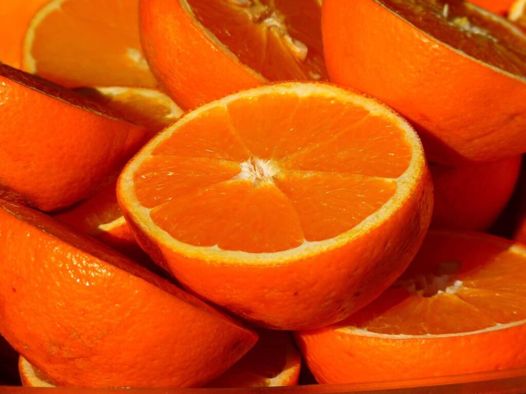 Fresh citrus fruits — vitamin-packed foods for glowing skin and youthful radiance