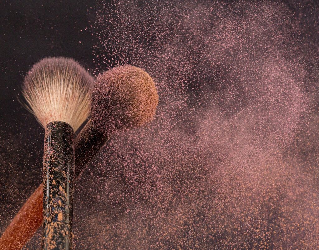 two blush brushes