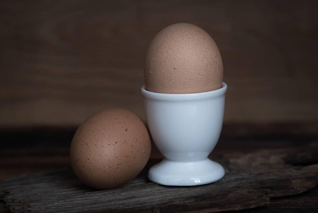 two eggs