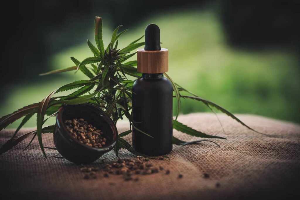 Hemp seed oil hydrates and protects nails using natural oils for nail growth